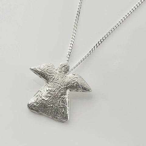 MAG 2 SS: Abstract angel pendant in sterling silver (wholesale)