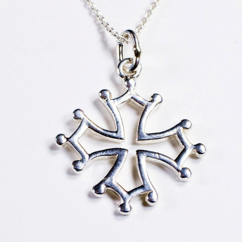 MAG 5 SS: Cathar Cross pendant in sterling silver (wholesale)