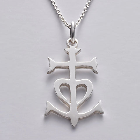 MAG 4 SS: Camargue Cross pendant in sterling silver (wholesale)