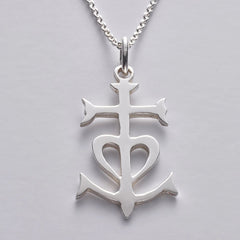 Camargue Cross pendant in sterling silver