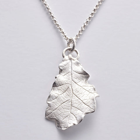 MAG 1 SS: Magdalene oak leaf pendant in sterling silver (wholesale)
